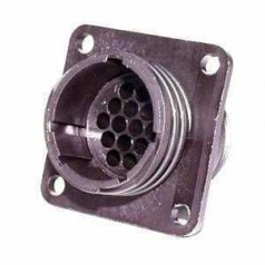 AMP CPC Flange-Receptacle housing for male contacts 16-pole