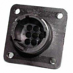 AMP CPC Flange-Receptacle housing for male contacts 9-pole