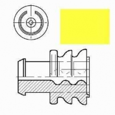 AMP Superseal single wire seal yellow
