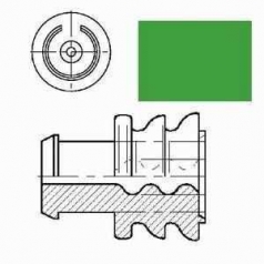 AMP Superseal single wire seal green