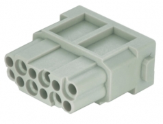 Han DD modul female insert, 0,14 - 2,5mm, crimp