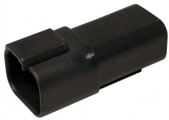 DEUTSCH Steckergehuse 4-polig DT-Serie schwarz