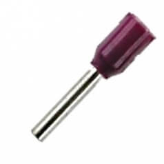Isolierte Aderendhlsen 6 mm violett 0,25mm - 500er VE