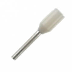 Isolierte Aderendhlsen 10 mm wei 0,5mm - 500er VE