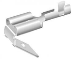 Receptacles 6.3x0.8mm, 0.5-1.5mm piggyback, tinned