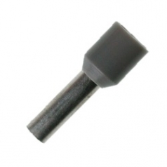 Insulated Wire Ferrules 10 mm grey 4.0mm - 500er PU