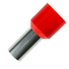 Isolierte Aderendhlsen 16 mm rot 35,0mm - 50er VE