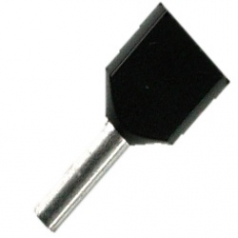 Doppel-Aderendhlsen 8mm schwarz 2x1,5 mm - 500er VE