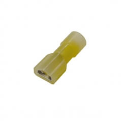 flat plug sleeve, fully insulated 6.3 x 0.8