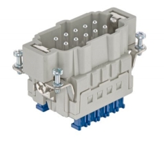 Han 10ES Press, Stifteinsatz, 0,14 - 2,5mm, Kfigzugfeder