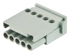 Han E modul female, 0,5 - 2,5mm, screw