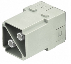 Han 100A module, male, axial screw, 38mm