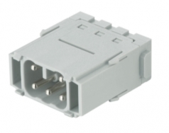 Han ES modul male insert, 0,14 - 2,5mm, cage-clamp, gold plated