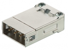 Han Gigabit insert, male, 0,09 - 0,52mm, crimp