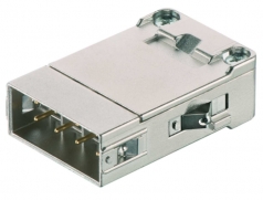 Han Gigabit Stifteinsatz, 0,09 - 0,52mm, Crimp + Schirmung