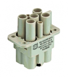 Han Q 4/2 Buchseneinsatz Axialschraubanschluss 2,5 - 6mm