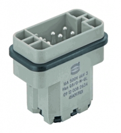 Han  Q 8/0 Stifteinsatz Quick-Lock, 0,25 - 1,5mm, schwarzer Bettiger