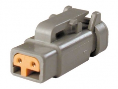 DEUTSCH Housing for female contacts 2-pole DTM-Series Terminating Resistor J1939