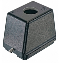 Han M 48B Tllengehuse, gerader Kabeleingang, 1xM50, Lngsbgel, hohe Bauform