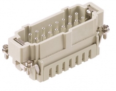 Han 16ES Stifteinsatz, 0,14 - 2,5mm, Kfigzugfeder, (17-32)