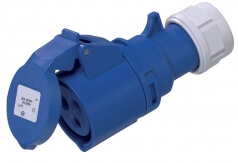 CEE Kupplung 3-polig 16A/250V 6h 50/60Hz