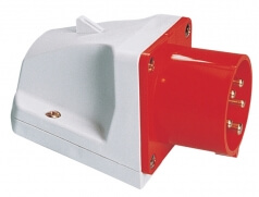 CEE Wandstecker 5-polig 32A/400V 6h 50/60Hz