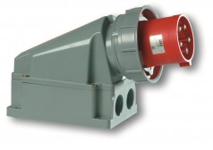 CEE Wandstecker 5-polig 63A/400V 6h 50/60Hz