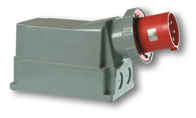 CEE Wandstecker 5-polig 125A/400V 6h 50/60Hz