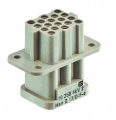 Han Q 17 female insert Crimp termination, 0,14 - 2,5mm