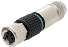 HARAX M8-S female connector straight 4 poles