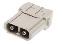 Han 40 A module, male, axial screw, 2,5 - 8mm