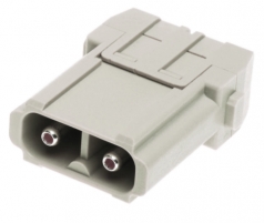 Han 40 A module, male, axial screw, 6 - 10mm