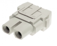 Han 40 A module, female, axial screw, 6 - 10mm