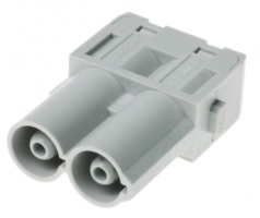 Han 70 A module, male, axial screw, 6 - 16mm, finger protected