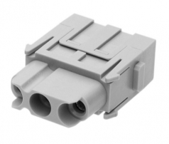 Han C module female, 2,5 - 8mm, axial screw