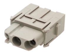 Han C module female, 6 - 10mm, axial screw