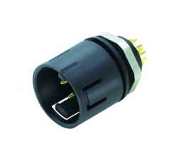 Binder Male Flange Connector Series 720 3-pin