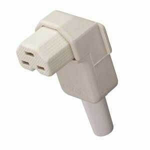 Duroplast-Winkelgertesteckdose nach VDE 0625 / EN 60320 / C21