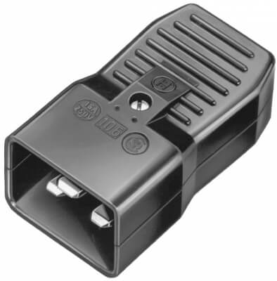 Thermoplast-Gertestecker nach VDE 0625, EN 60 320, C20