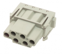 Han E modul female, 0,14 - 4mm, crimp