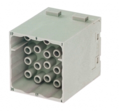 Han EEE modul male, 0,14 - 4mm, crimp