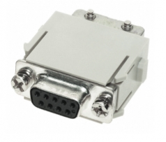Han D-Sub-Modul Buchseneinsatz, 0,08 - 0,52mm², Crimp