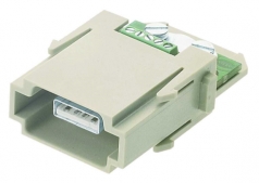 Han USB 2.0 Modul Stifteinsatz, 0,14 - 0,5mm²