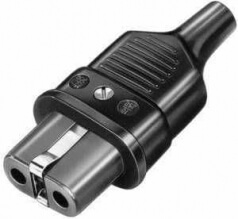 solid rubber appliance socket DIN 49 491 straight