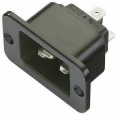 Thermoplast-Gerteeinbaustecker nach VDE 0625, EN 60 320, C20