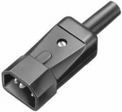 Thermoplast-Gertestecker nach VDE 0625, EN 60 320, C14