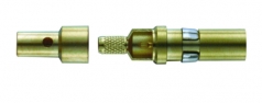 coaxial pin contact, male, 50 Ω acc. to DIN 41626