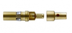 coaxial pin contact 75 Ω acc. to DIN 41626