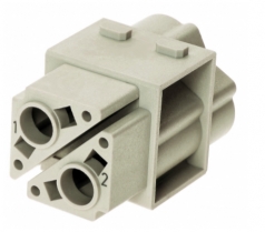 Han 100 A module, female, crimp, 10 - 35mm