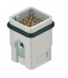 Han Q High Density male insert 0,09 - 0,56mm